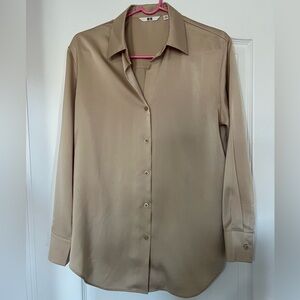 Uniqlo Beige Shirt